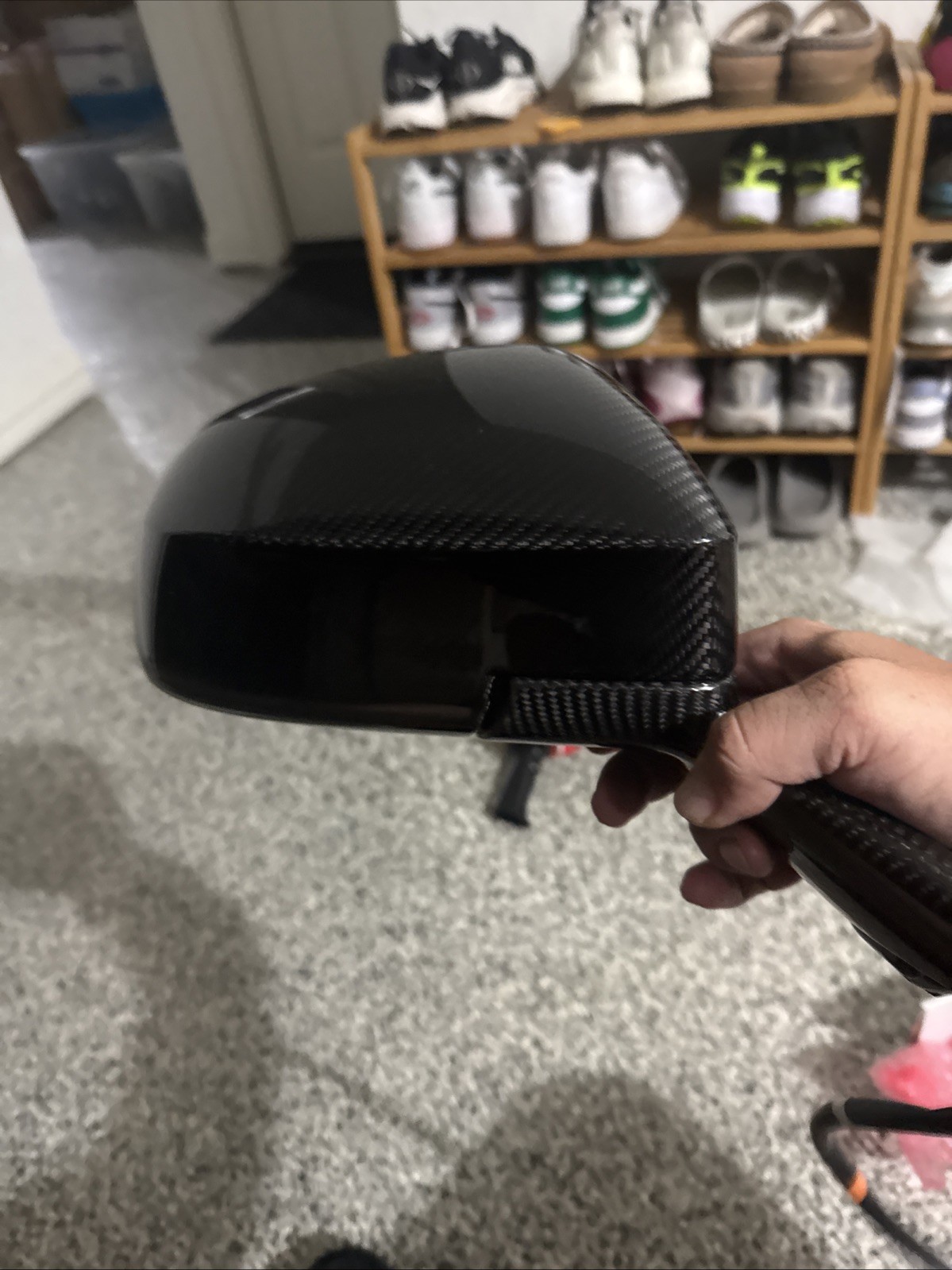 New 14-18 Aston Martin Vanquish RH Passenger Side Mirror Carbon Fiber 9k New New 14-18 Aston Martin Vanquish RH Passenger Side Mirror Carbon Fiber 9k New