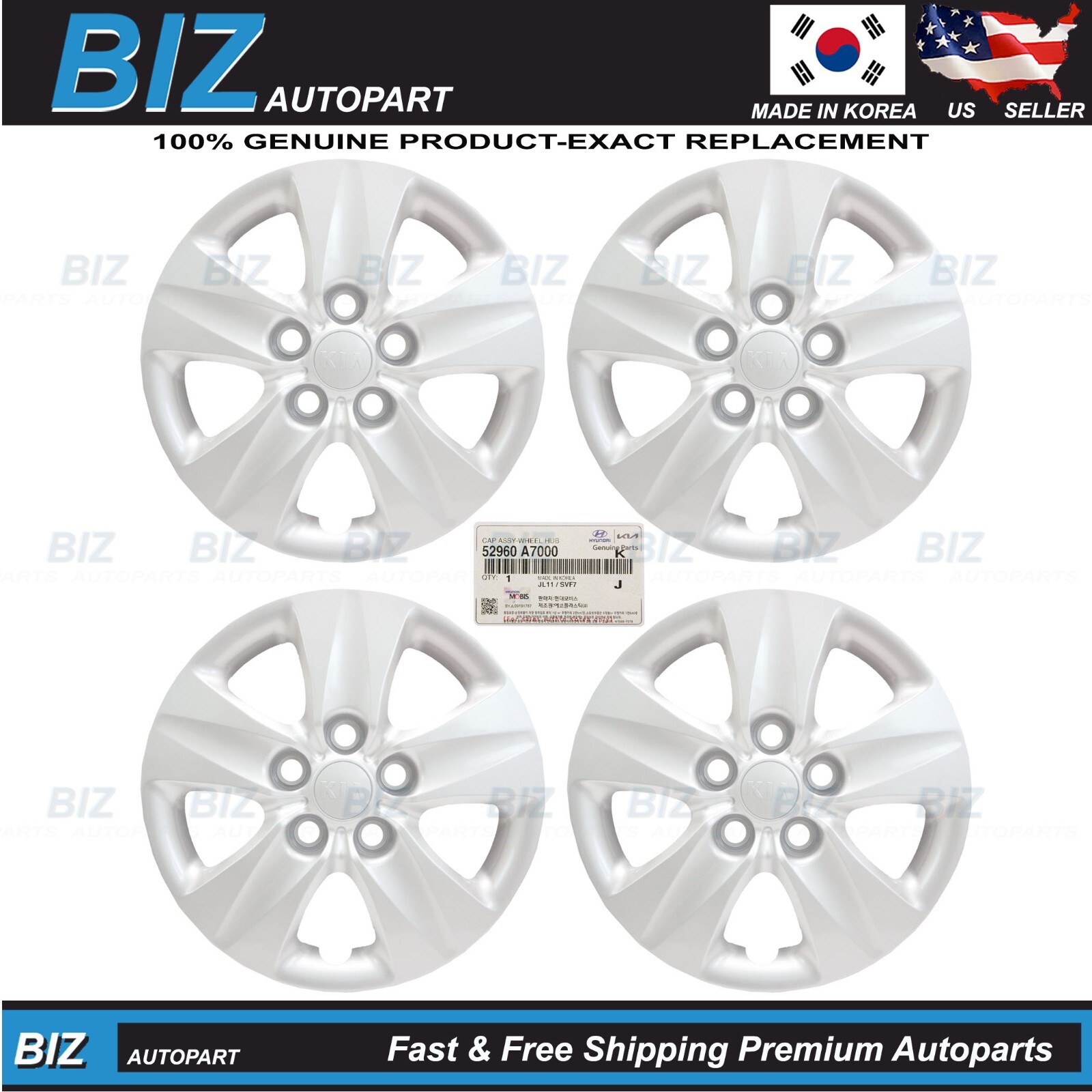 Genuine 4x Wheel Covers 15\
