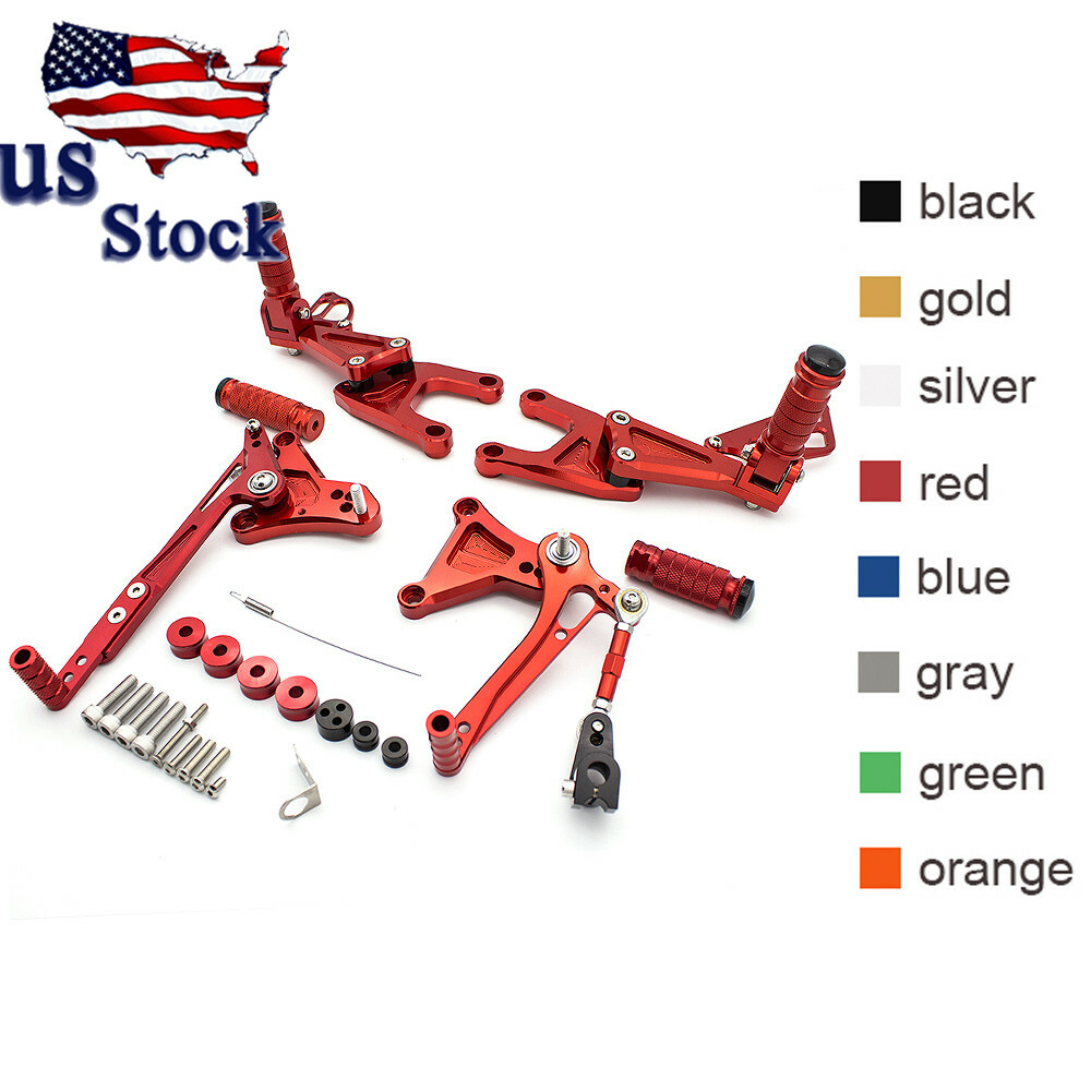 CNC For Benelli TNT125 TNT135 2016-2021 2022 Footpegs Foot Pegs Rearset Rearsets