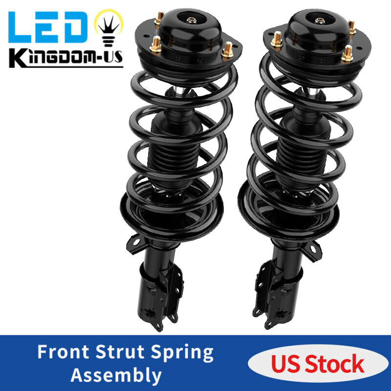 Pair Front Shocks Struts w/ Coil Spring Assembly For Chevy Cobalt HHR Pontiac G5