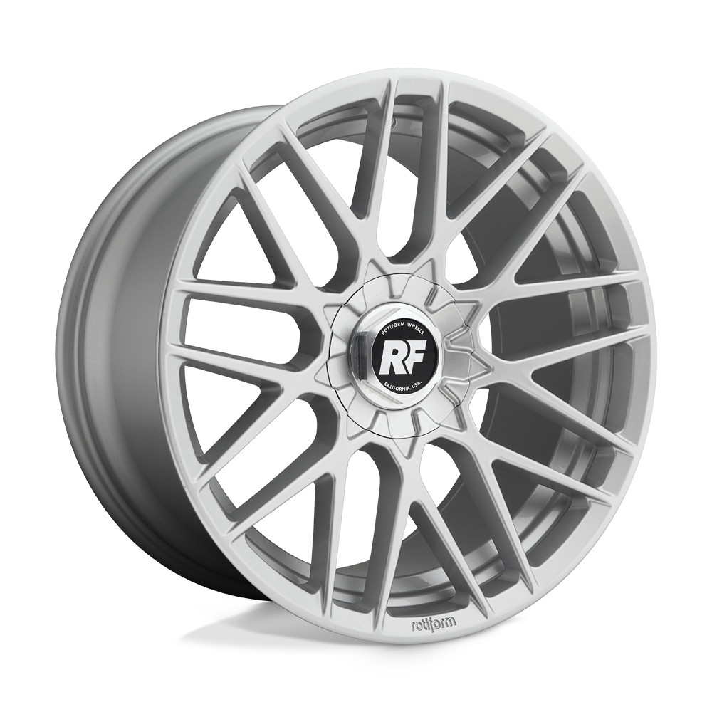 17x8 R140 Rotiform RSE Gloss Silver Wheel 5x100/5x4.5 (40mm)