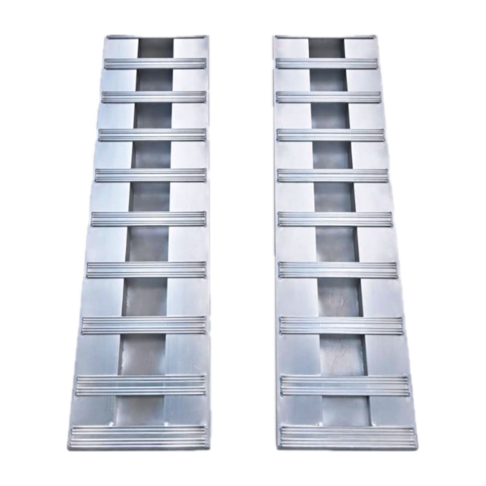 Heavy Duty 9FT Aluminum Loading Ramps Pair 10,000 LB ATV UTV Truck Trailer
