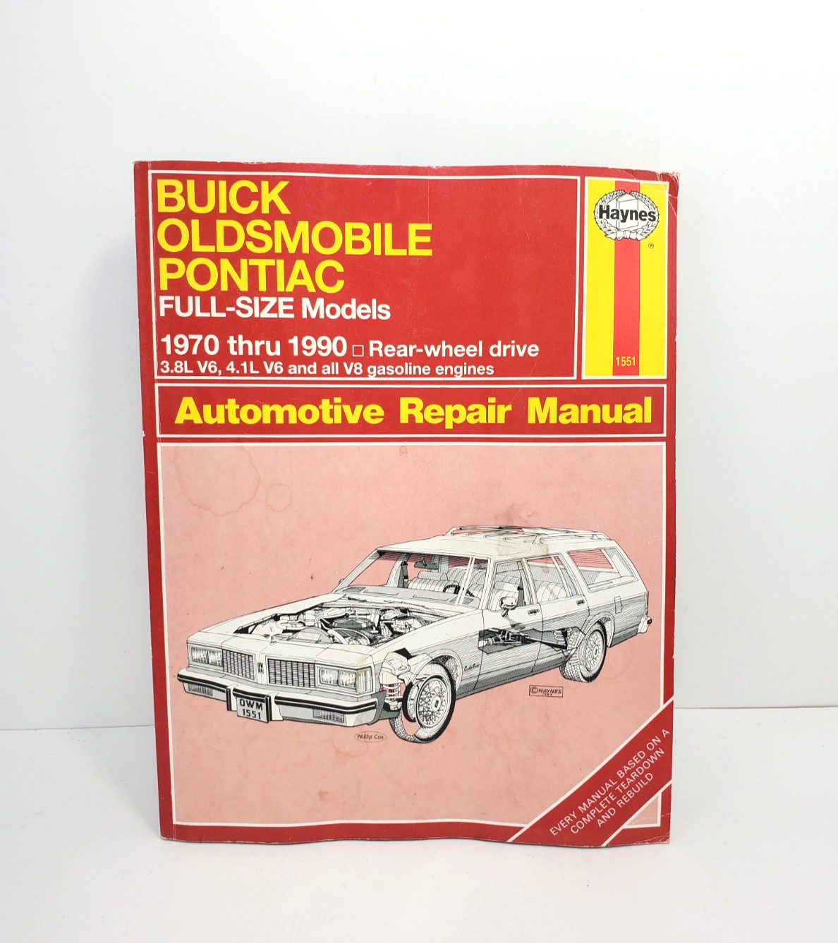 Buick, Oldsmobile & Pontiac Full Size RWD 1970-1990 Haynes Repair Manual 1551