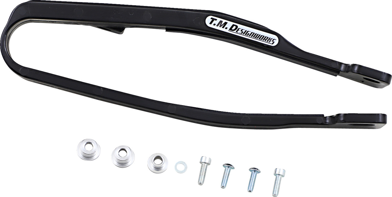 T.M. Designworks Dirt Cross Super Front Chain Slider - Black Yamaha