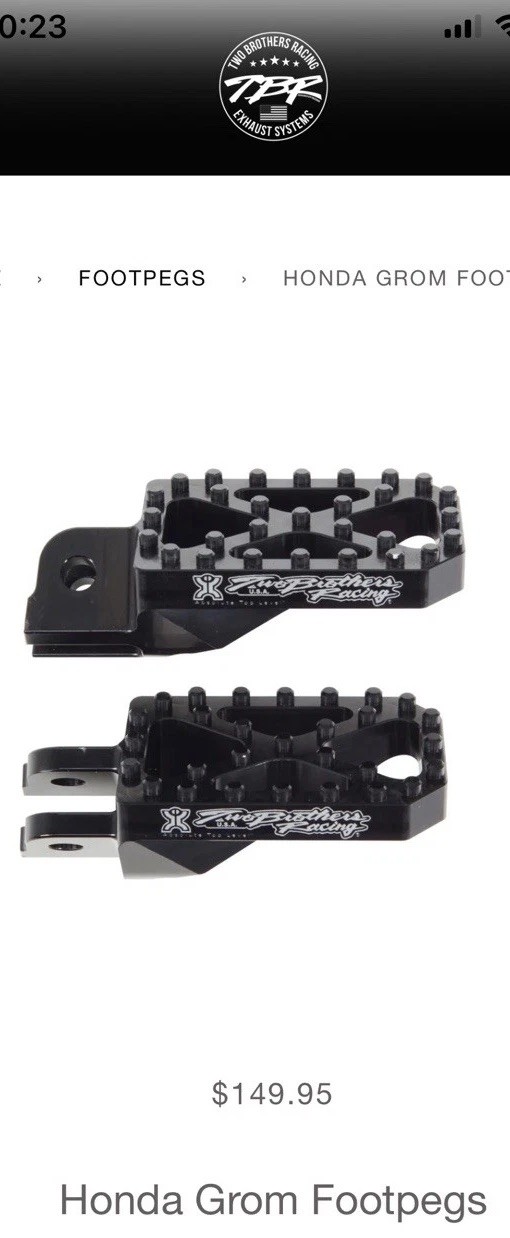 Two Brothers Racing Foot Peg Pair Two Brothers Racing Foot Peg Pair