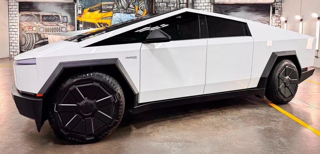 For Cybertruck Elegant White DIY PreCut PPF Paint Protection Film Wrap Change