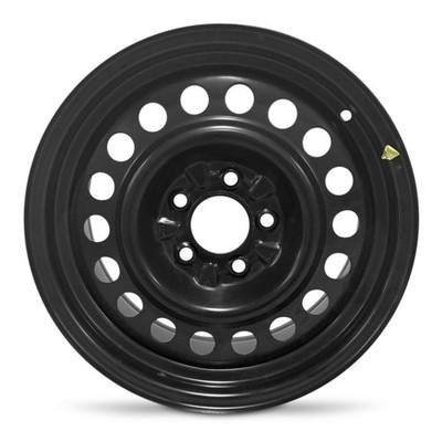 16 Inch Black Steel Wheel 16x7 5x114.3 5Lug +12ET 70.6CB Conical RTX X40827 B5