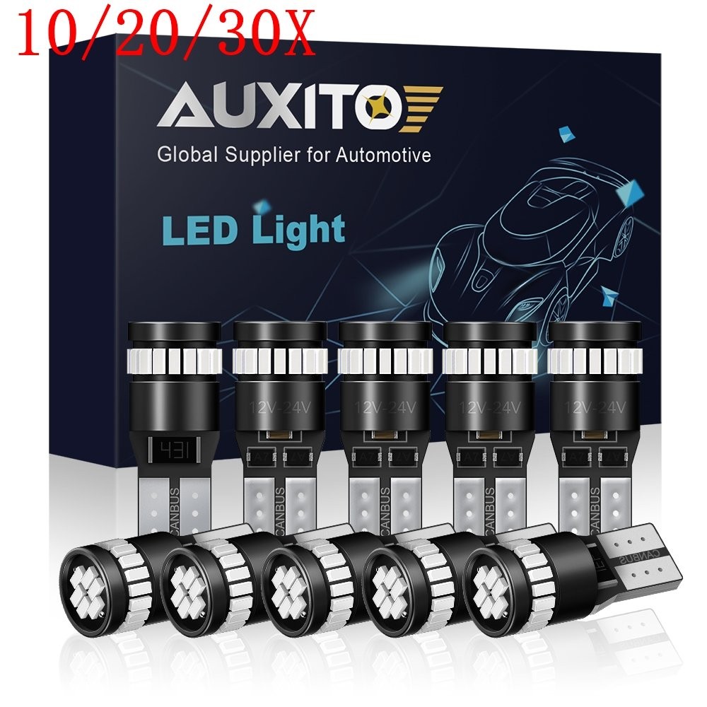 10/20/30X 10X LED T10 W5W 194 INTERIOR DOME WEDGE LIGHT BULBS Canbus BRIGHT RED
