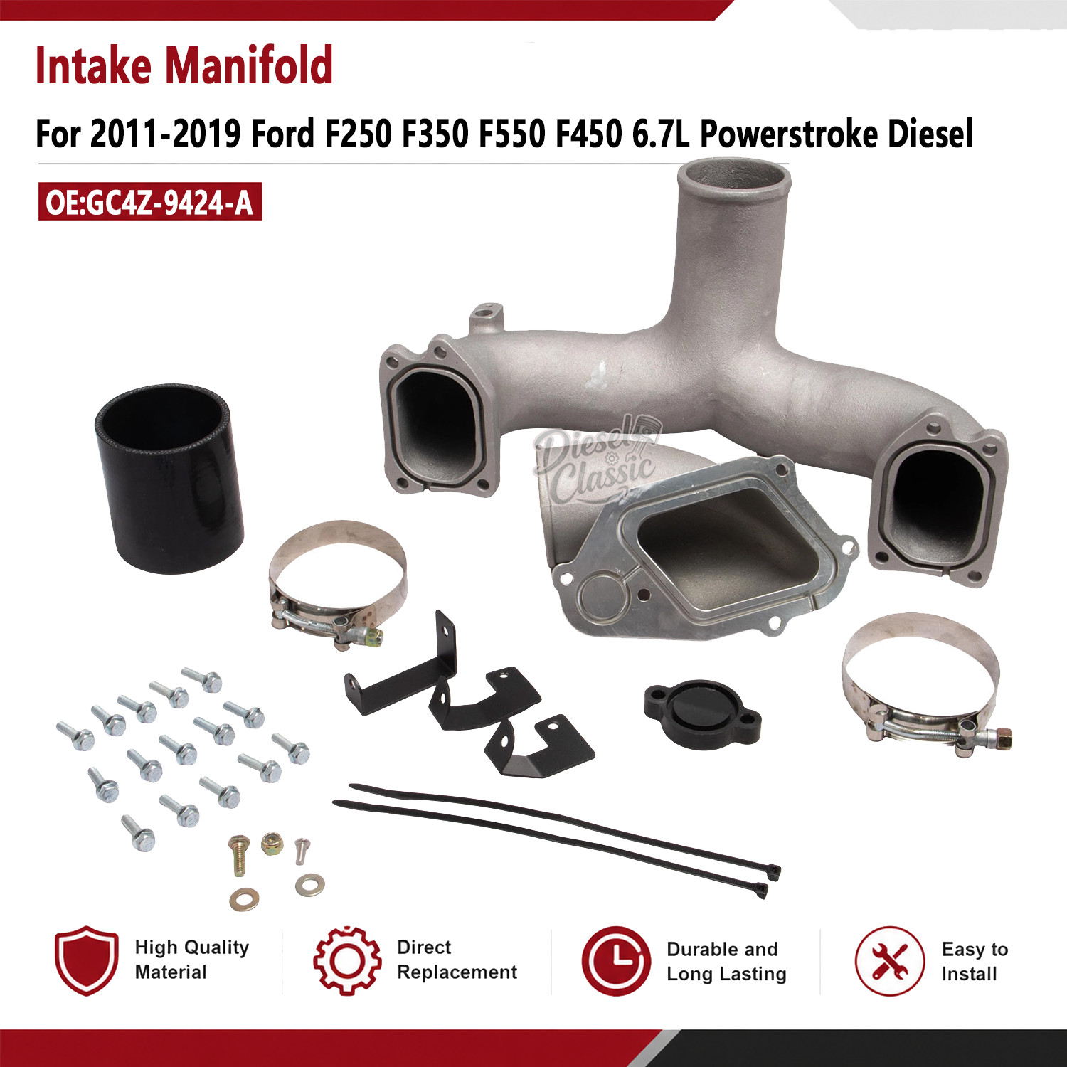Intake Manifold Fit 2011-2019 Ford F250 F350 F450 F550 6.7L Powerstroke Diesel