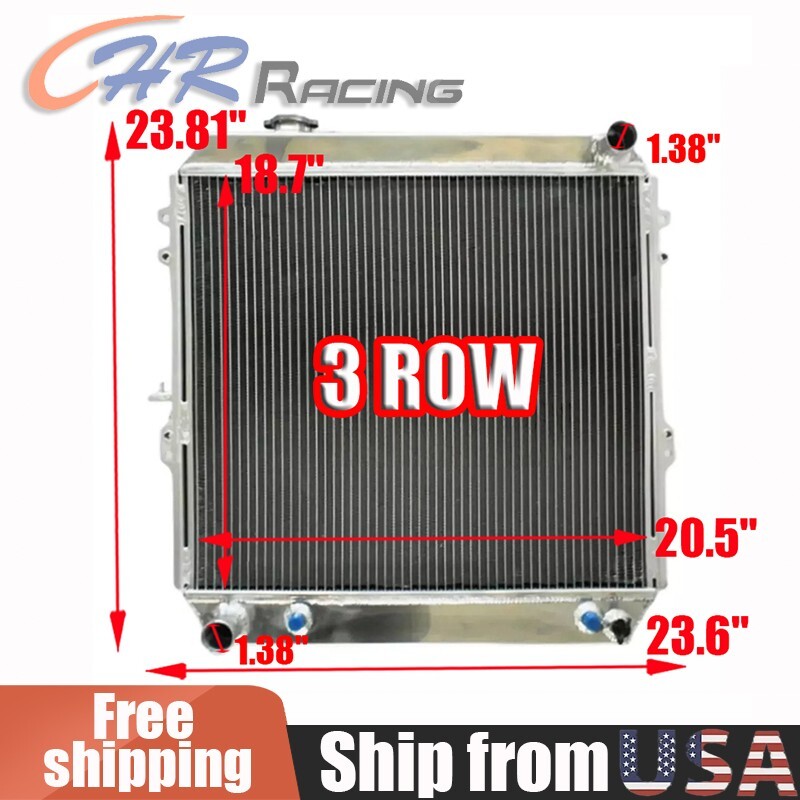 Aluminum Radiator For 1988-1995 Toyota 4 Runner Hilux VZN130 3VZ-FE 3.0L Petrol