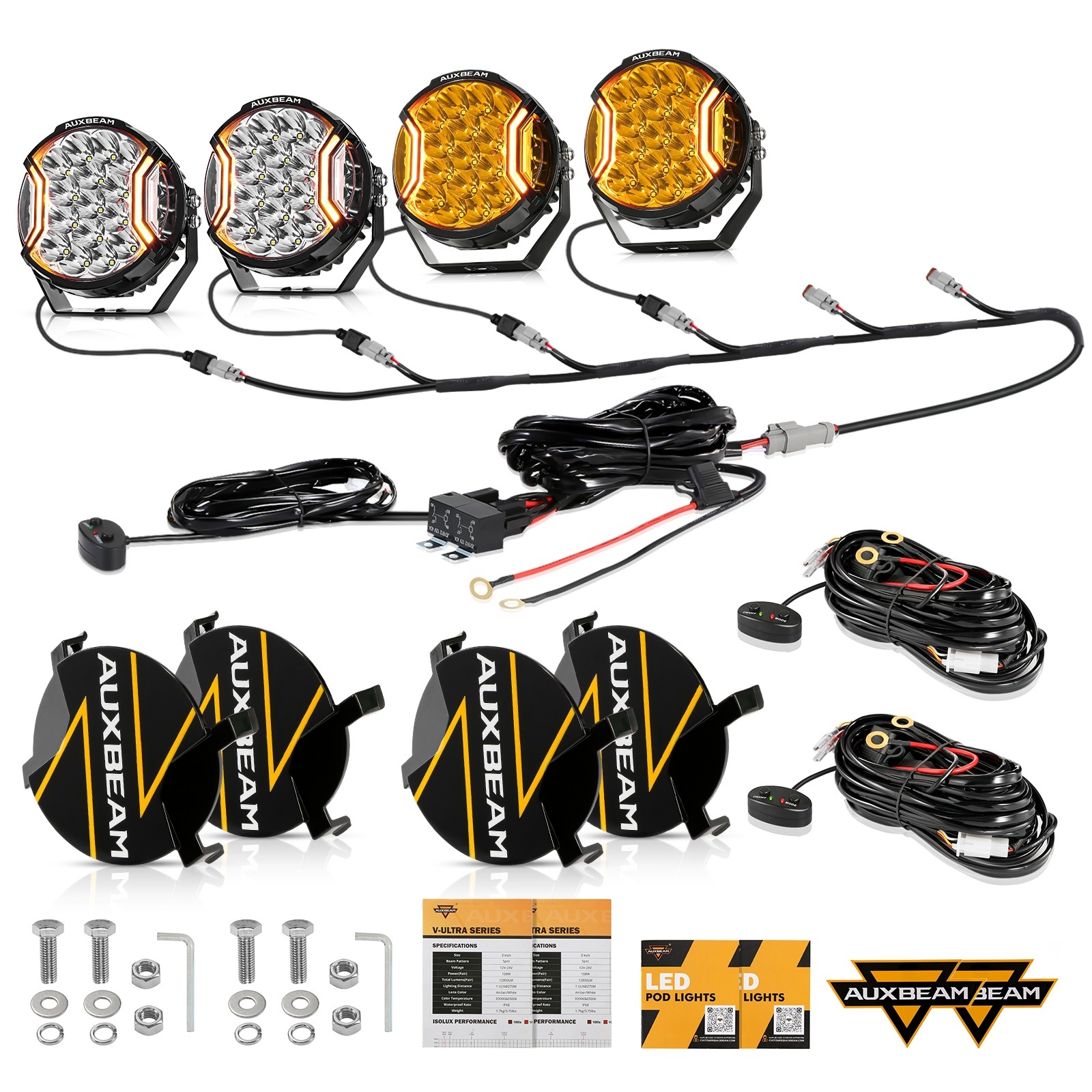 4X AUXBEAM 7