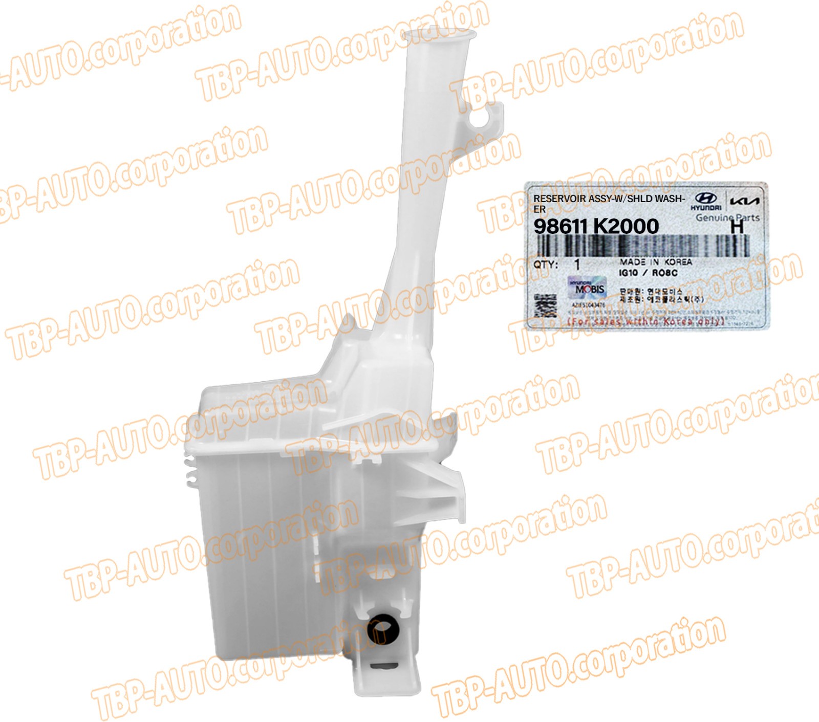 GENUINE OEM ⚙Wiper Washer Reservoir Tank For Hyundai Venue 2020-2026 98611K2000
