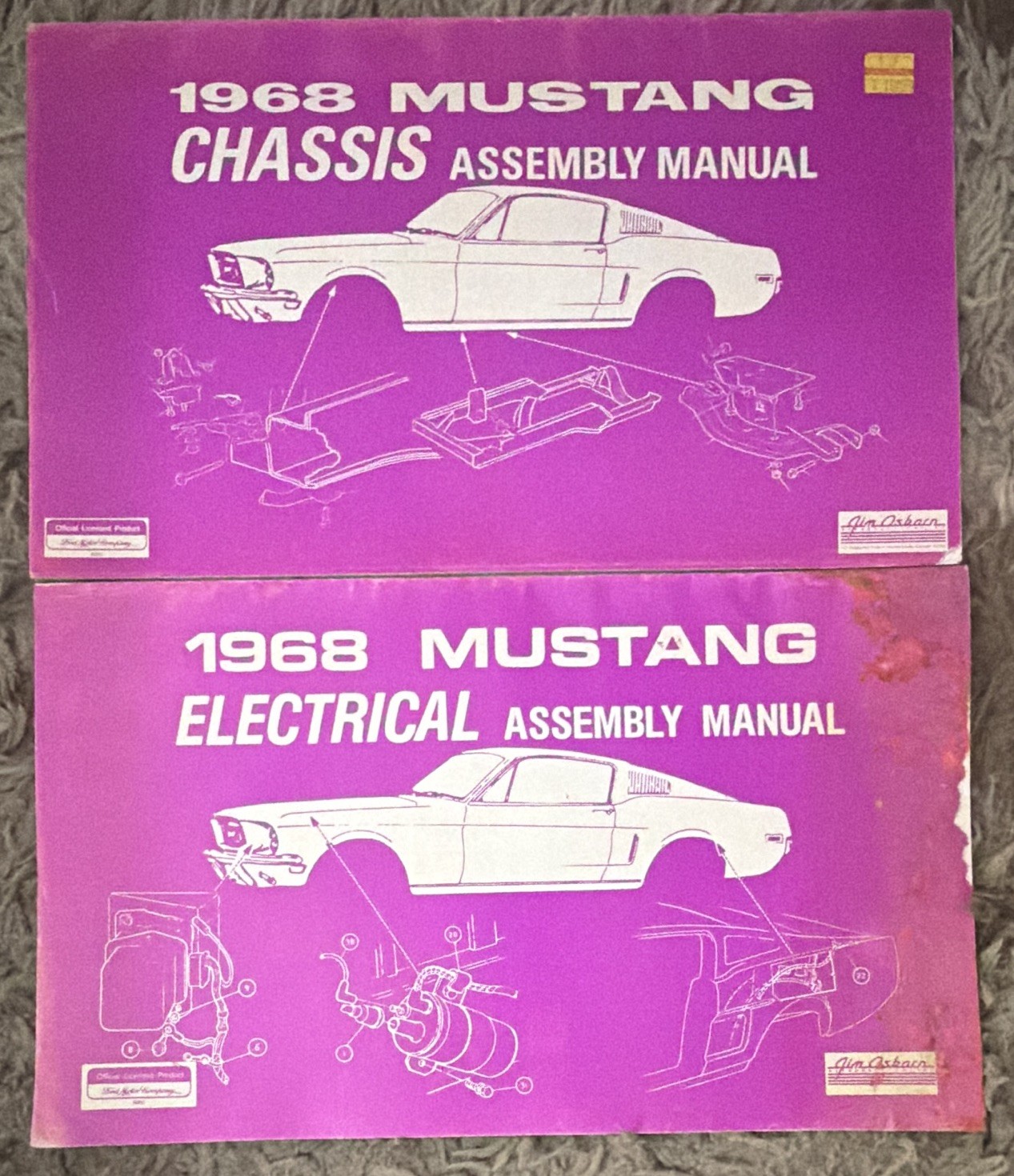1968 Mustang Assembly Manuals – Chassis & Electrical (Jim Osborn)