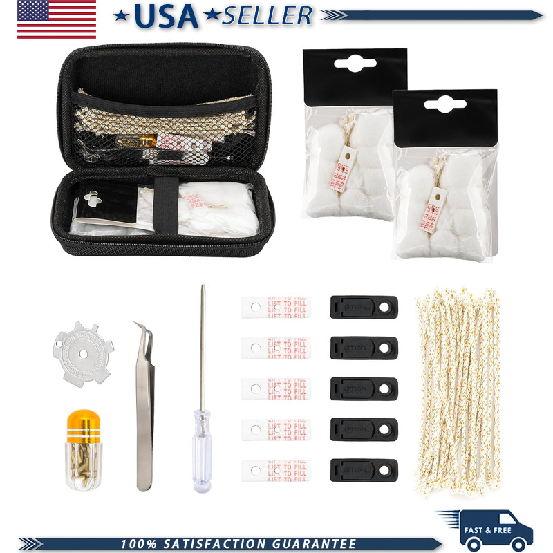 Parts Kit Zippo Includes Cotton, Flint, Wick, Pad, Tool Parts Kit Zippo Includes Cotton, Flint, Wick, Pad, Tool