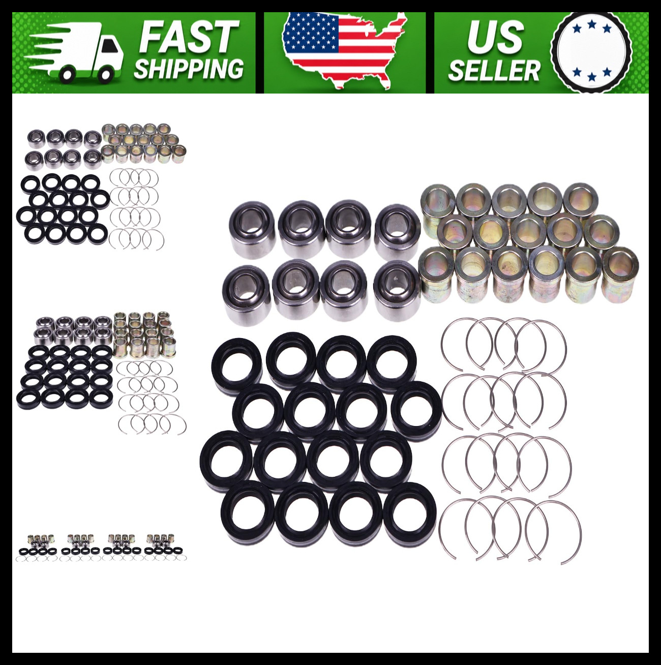 Honda Front Upper & Lower A-Arm Bearing and Bushing Kit