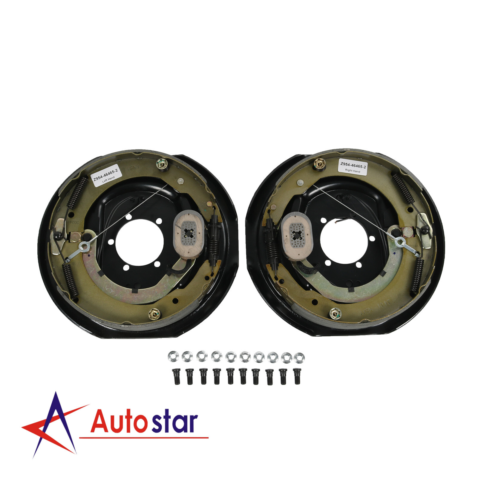2X Never Adjust 7,000 Axle Electric Trailer Brake Assy Nev-R-Adjust 12x2