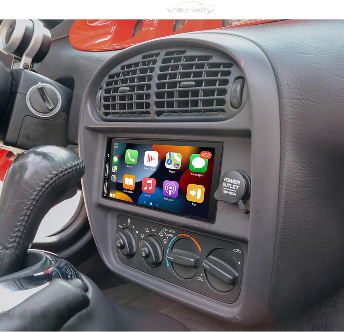 For 1997-2002 Plymouth Prowler Android 15 Carplay Car Stereo Radio GPS WIFI FM