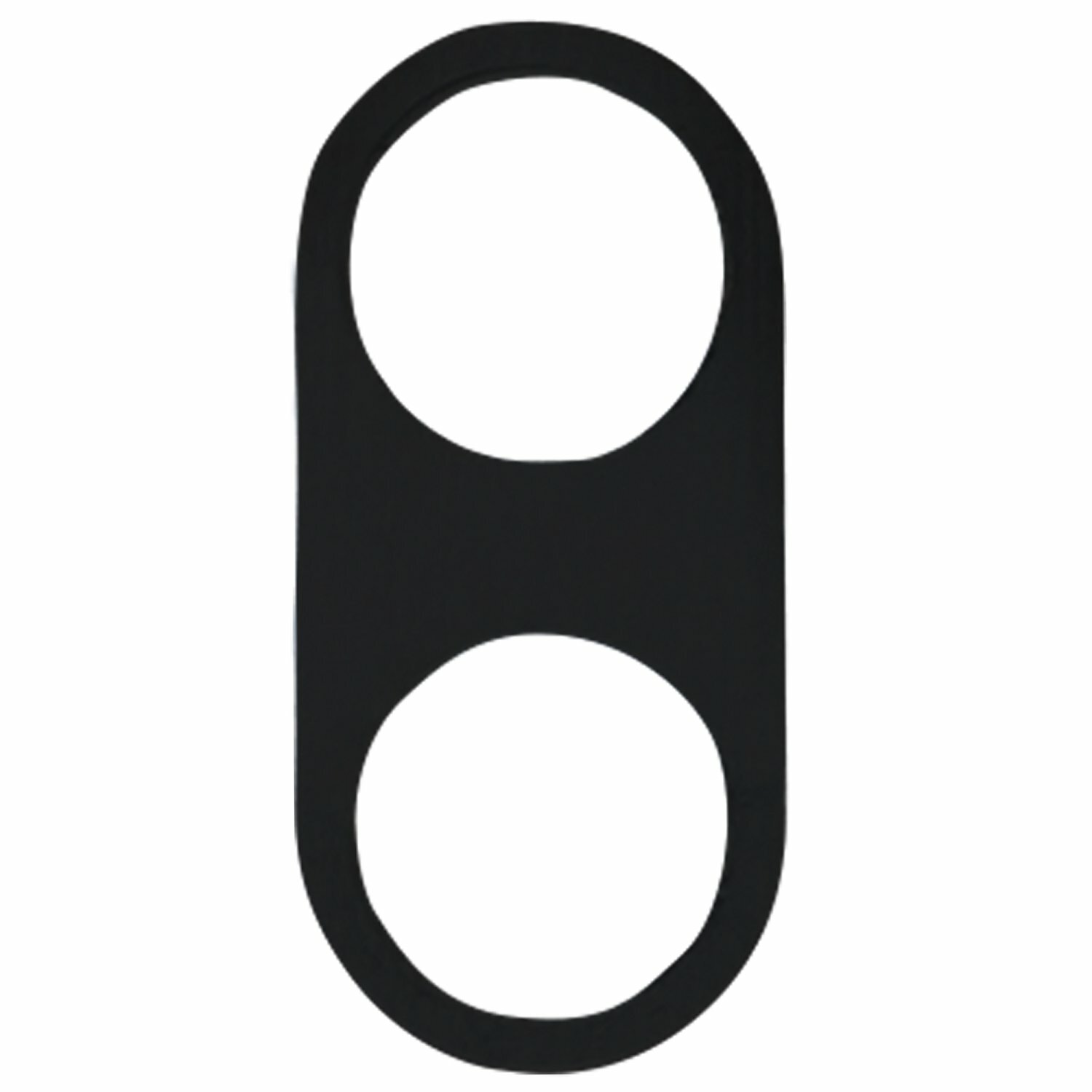 Keep it Clean Daytona Black 2 19mm Billet Button Plate Keep It Clean KICBBP12BK 