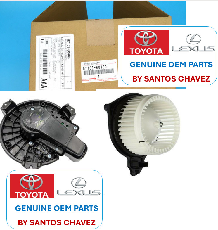 2010-2024 4Runner Factory A/C Heater Blower Motor GENUINE OEM PART 87103-60400