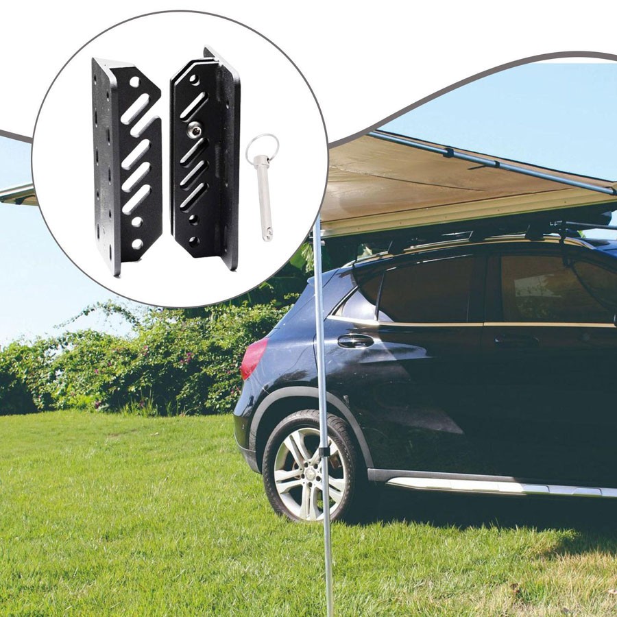 Universal Awning Brackets for Car, Heavy-Duty Quick Release Car Awning Brackets