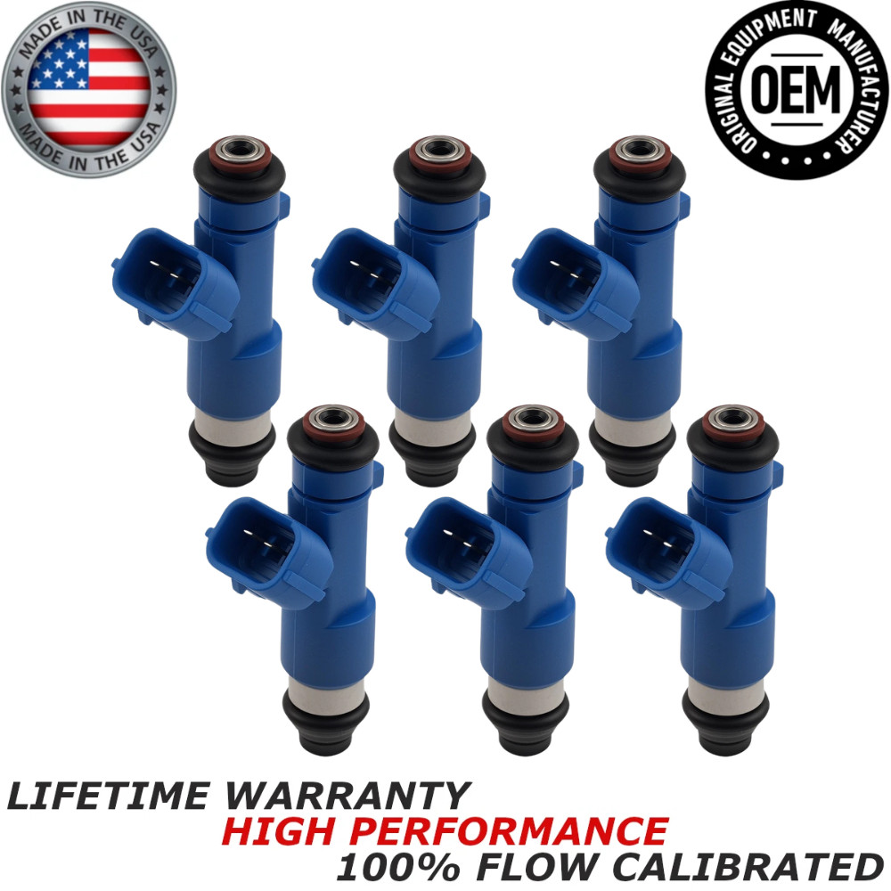 OEM NISSAN x6 Fuel Injectors Fits 2009-2013 Nissan GT-R R35 3.8L V6 Twin Turbo OEM NISSAN x6 Fuel Injectors Fits 2009-2013 Nissan GT-R R35 3.8L V6 Twin Turbo