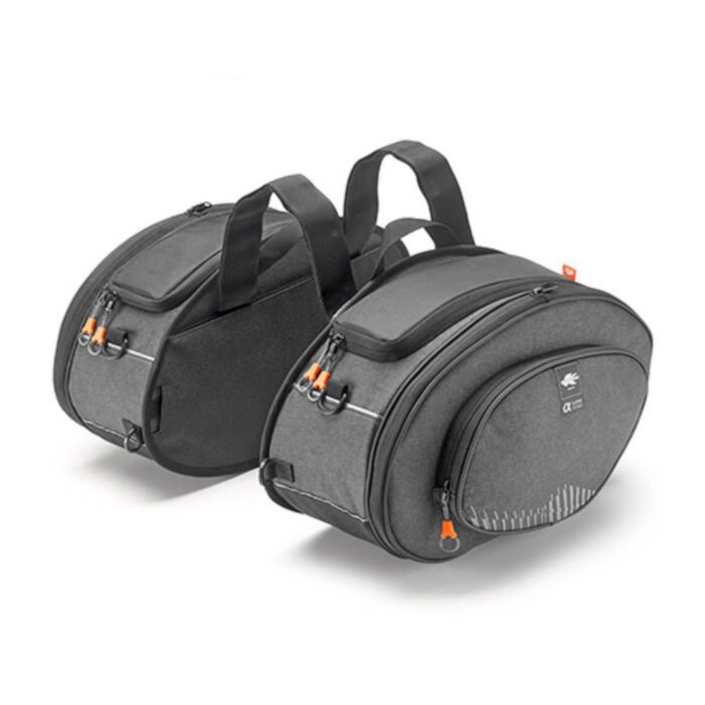 NEW Kappa Alpha Lite Range Expandable Side / Saddle Bags Storage Black AH207 NEW Kappa Alpha Lite Range Expandable Side / Saddle Bags Storage Black AH207