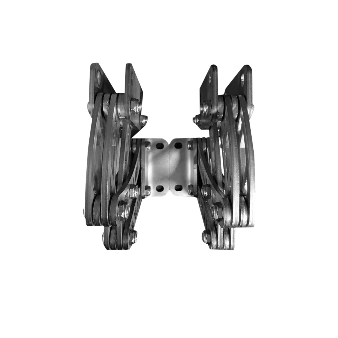 LS Fabrication USHBOSS Tilt Bed Scissor Hinges, Bolt On Stainless