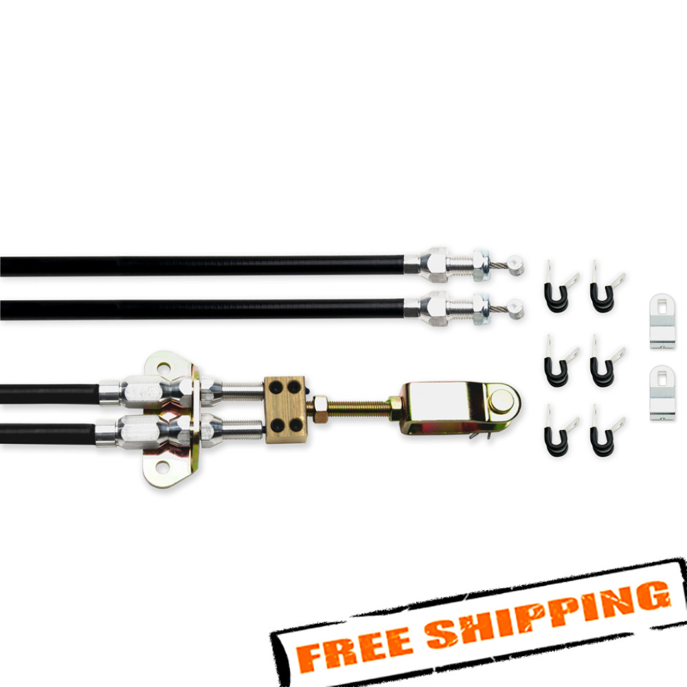 Wilwood 330-9371 Parking Brake Cable Kit, Emergency Wilwood 330-9371 Parking Brake Cable Kit, Emergency