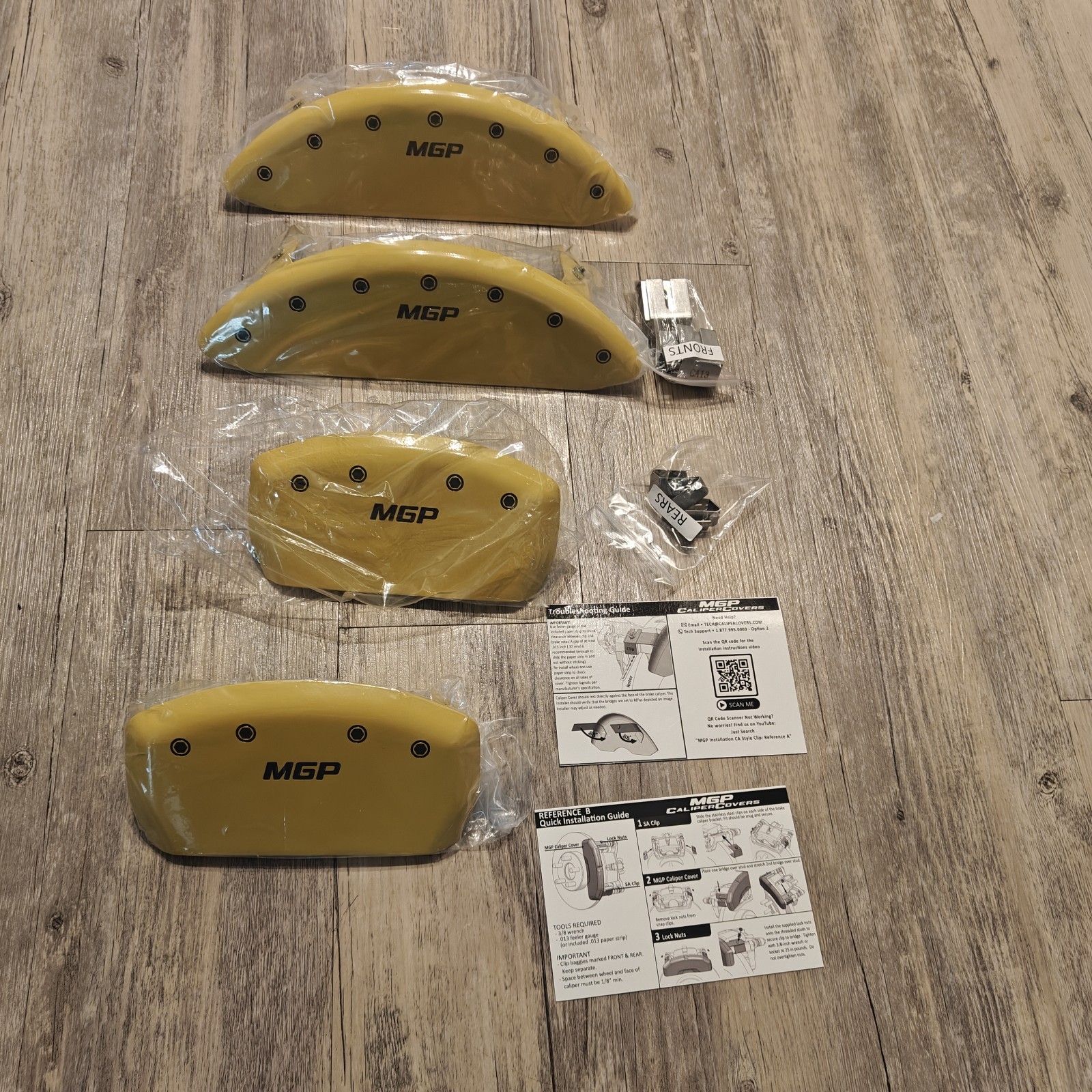 BMW X5 X6 MGP Yellow Brake Caliper Covers Set of 4 18\