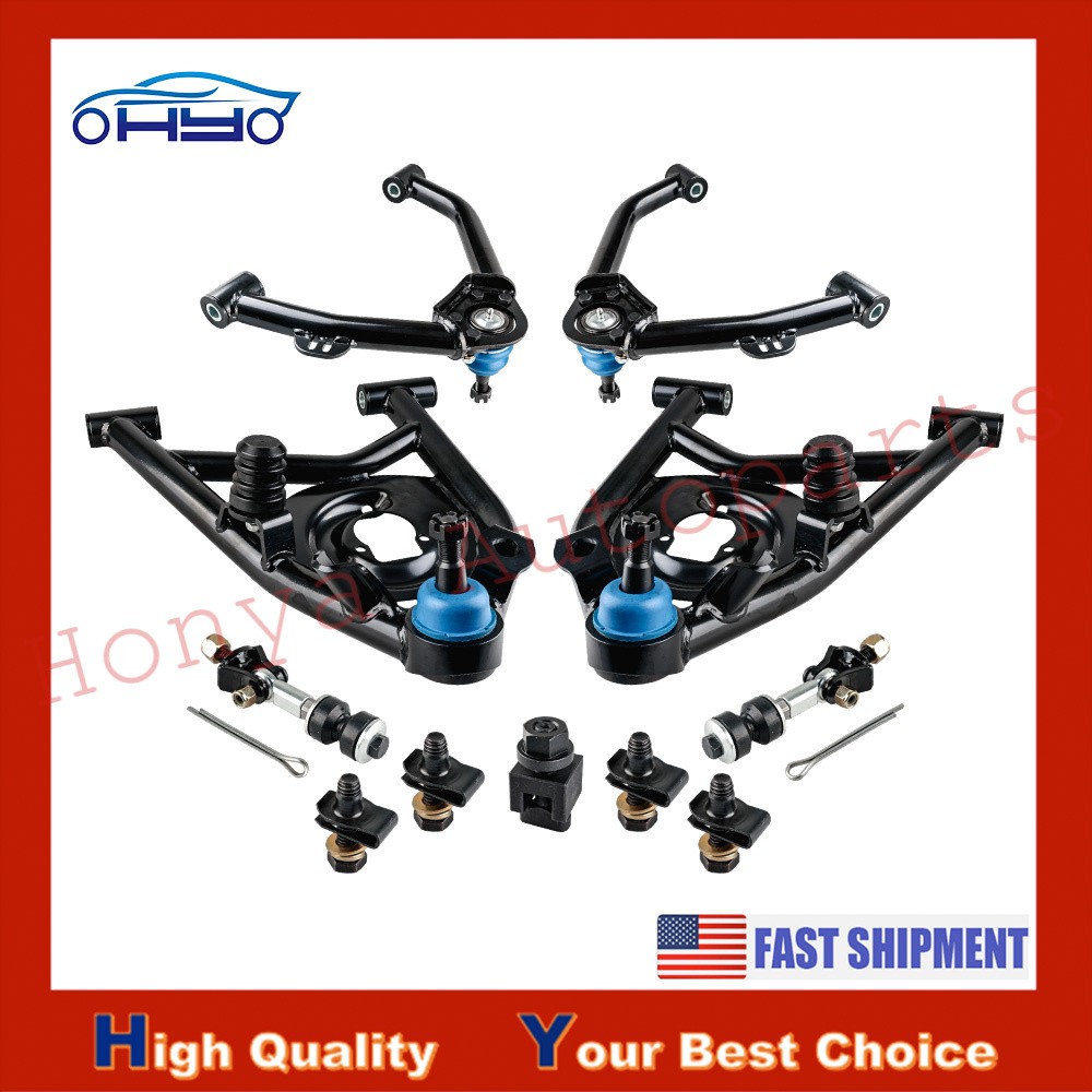 For 1988-1998 Chevrolet C1500 Upper Lower Tubular Control Arms