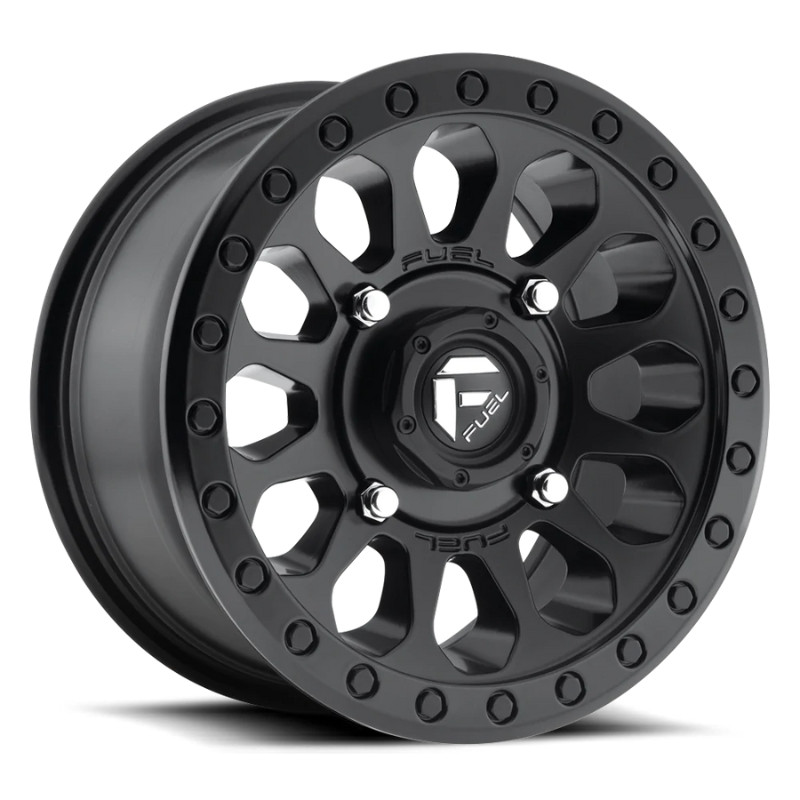Fuel Vector D579 Black UTV / ATV Rims: 15x7 4x137 38mm, D5791570A654