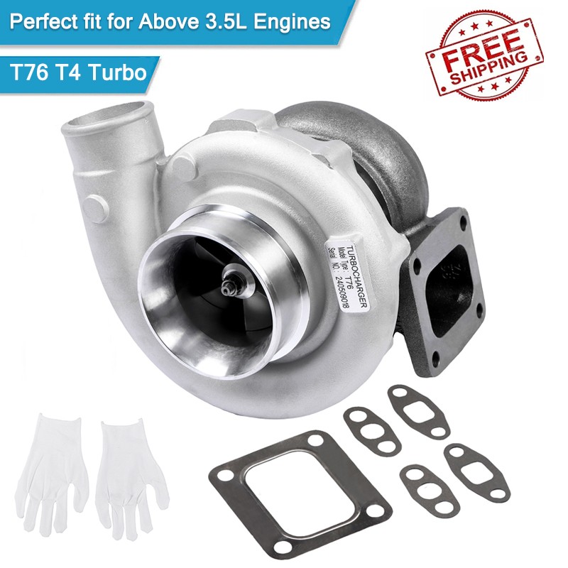 Upgrade New T76 Turbo Turbocharger T4 .96 A/R Trim 600+ HP 76mm Compressor