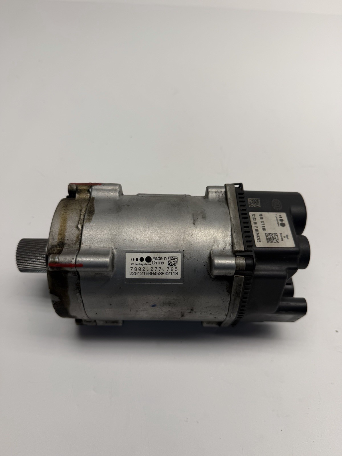 12-18 BMW F30 F32 LK RWD STEERING RACK MOTOR W/O VARIABLE RATIO 7802277795