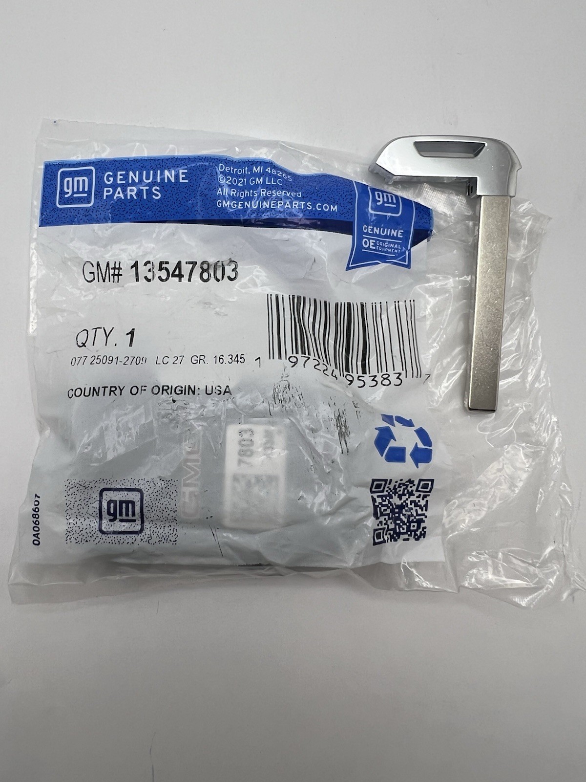 Genuine GM GMC SIERRA 1500 2500 REMOTE START SMART KEY FOB 13547803 13522904 OEM