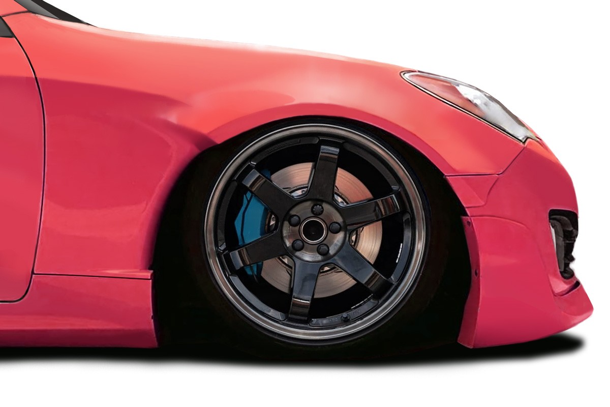 For 2010-2016 Genesis Coupe 2DR Duraflex MSR V1 40mm Front Fenders  - 4 Piece