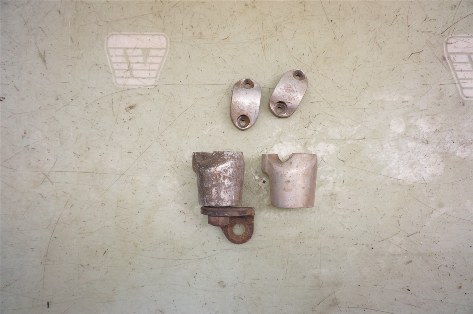 Harley Hummer Scat Handle Bars Risers *TZ19