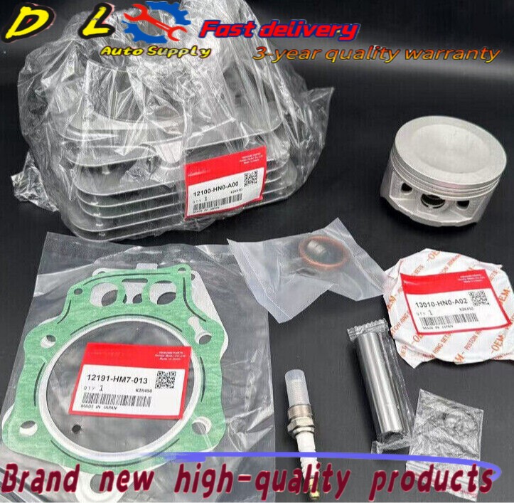 NEW Top End Rebuild Kit Cylinder Piston For 1998-2004 Honda Foreman 450