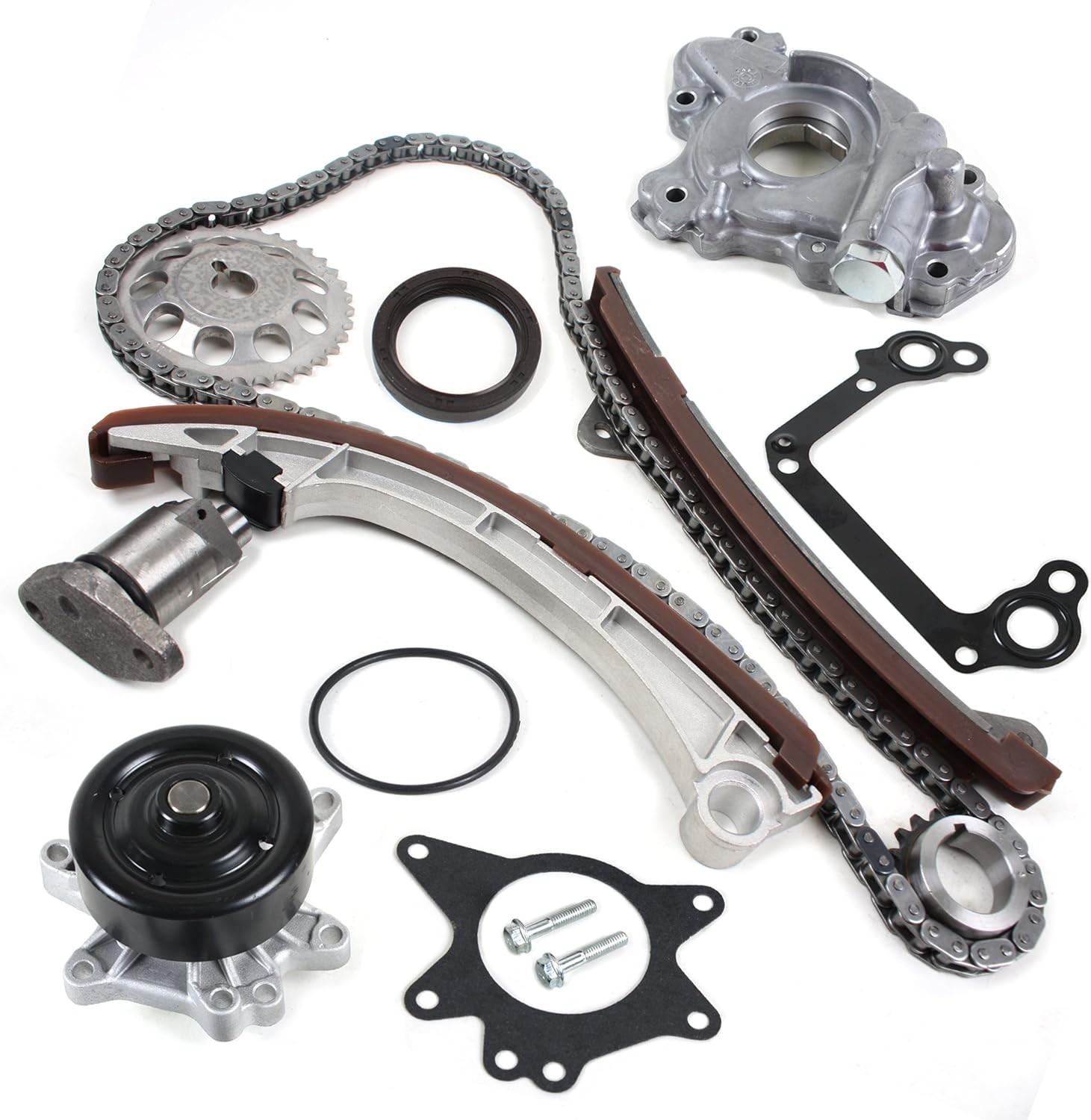 Timing Chain Kit for 00-08 Toyota Corolla Matrix Pontiac Vibe 1.8 Oil Water Pump