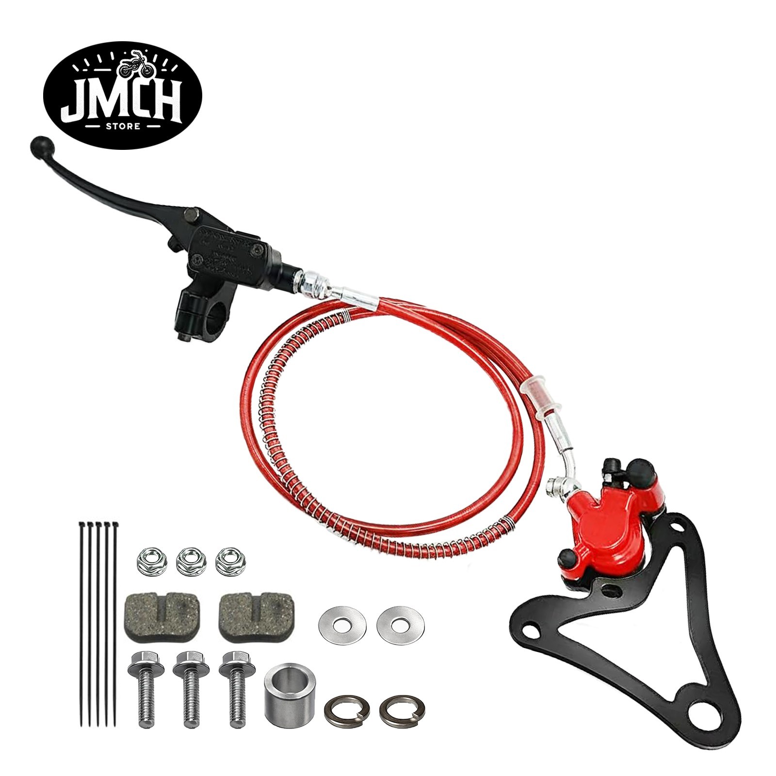 Hydraulic Brake Caliper Bracket Kit For Coleman B100 RB100 RT100 80cc Mini Bike Hydraulic Brake Caliper Bracket Kit For Coleman B100 RB100 RT100 80cc Mini Bike