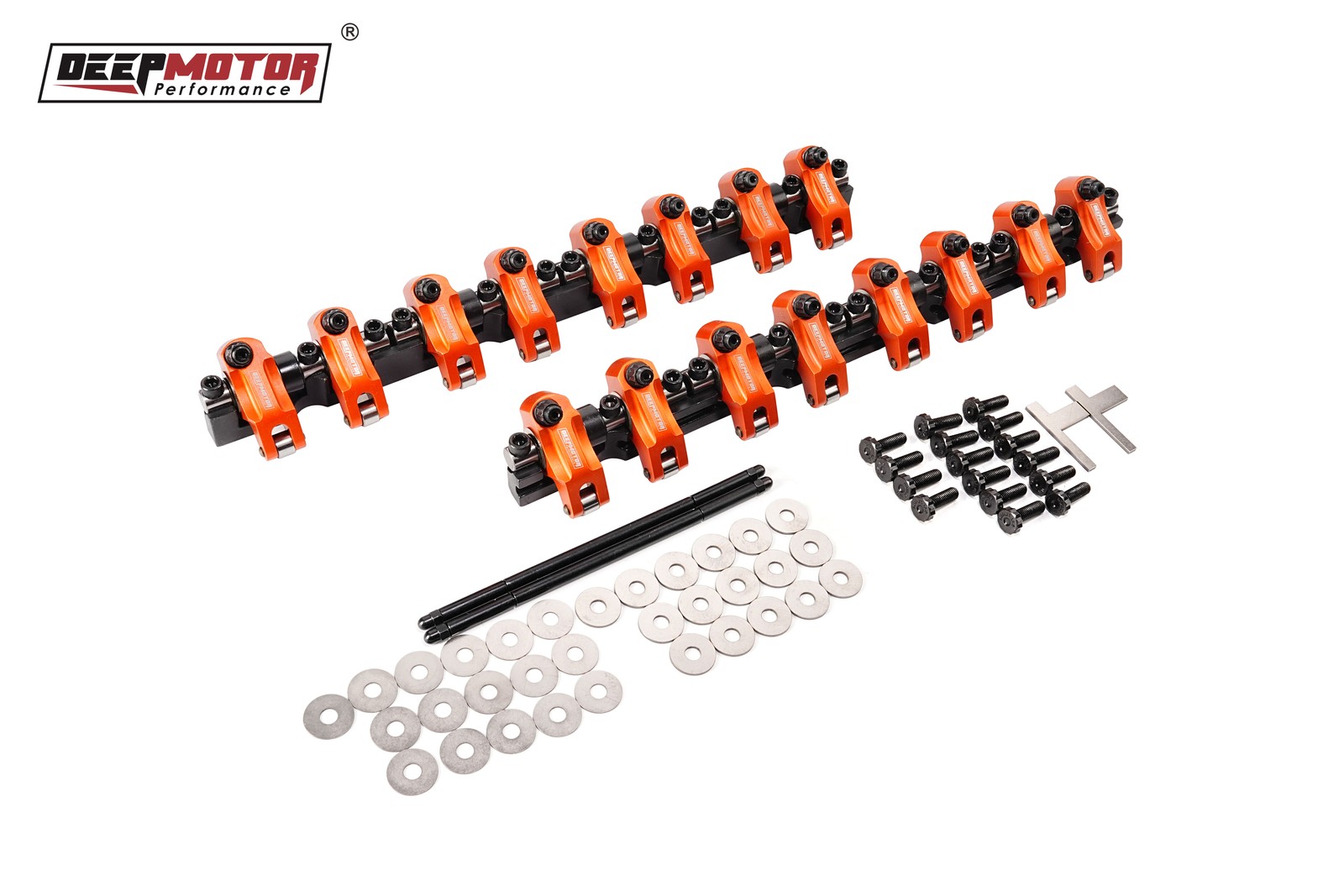 Deepmotor LS3 L92 2024-T6 Aluminum 1.7 Ratio Shaft Mount Roller Rocker Arms Set