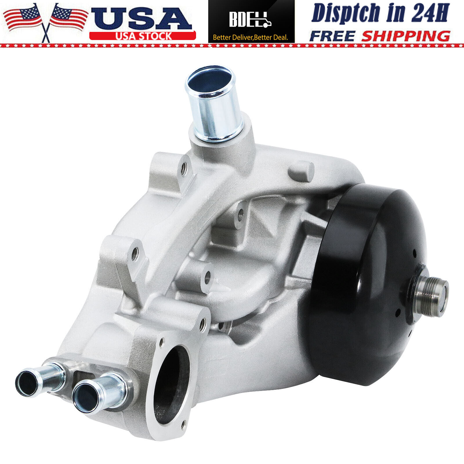 Water Pump For 07-09 Chevrolet GMC Hummer Saab Buick 4.8L 5.3L 6.0L OHV AW6009