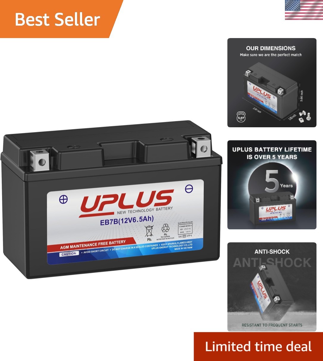 High-Performance YT7B-BS AGM Battery: Safe, Lightweight, and Lasting 5 High-Performance YT7B-BS AGM Battery: Safe, Lightweight, and Lasting 5