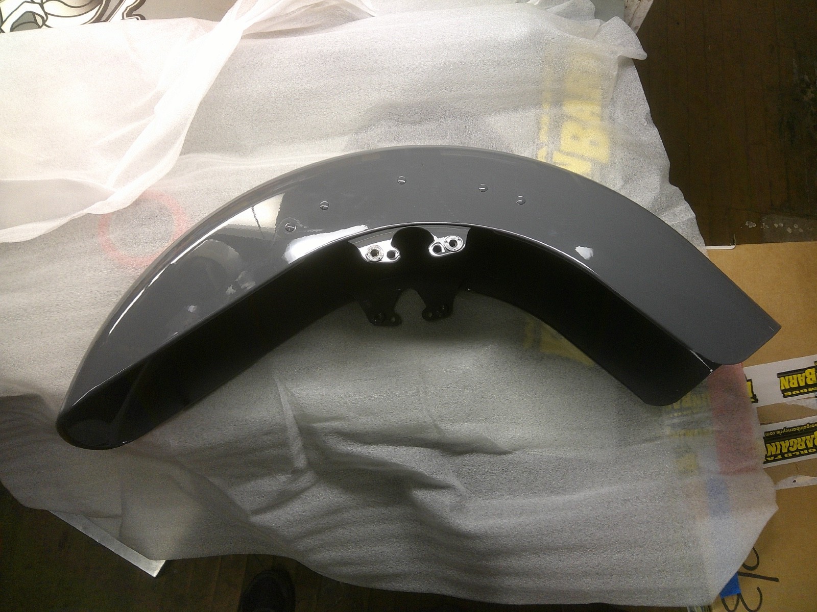 HARLEY-DAVIDSON FLHXS STREET GLIDE SPECIAL FRONT FENDER 58900009 new take off oe
