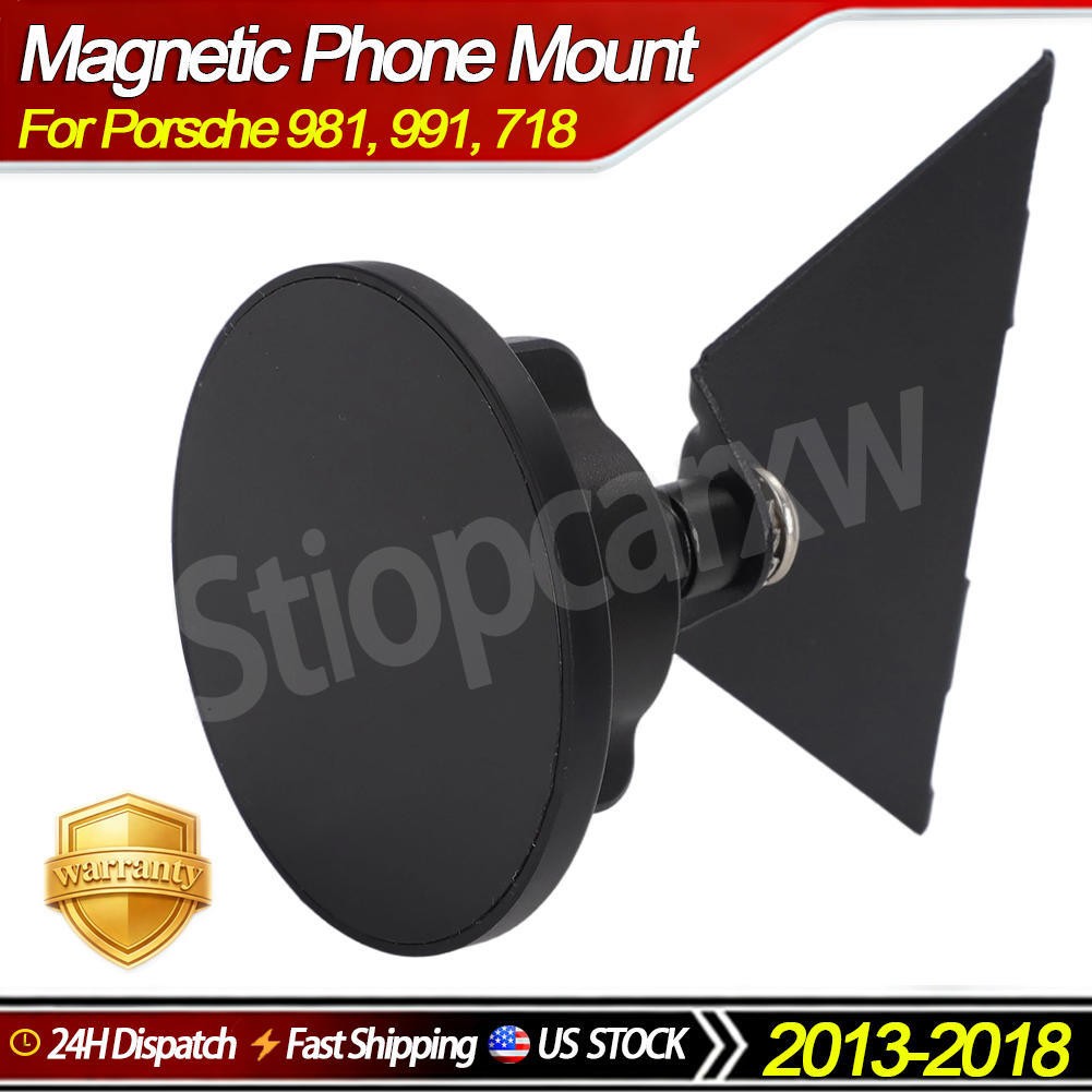 Magnetic Phone Mount Holder For Porsche 981/991/718 Carrera Boxster Cayman 13-18
