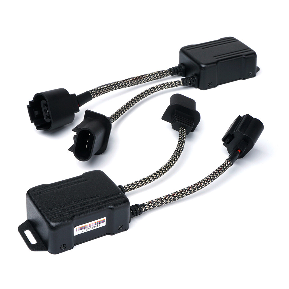 H13 9008 LED Canbus Decoder Anti Flicker Harness for Jeep JK 0718 Dodge RAM 1500