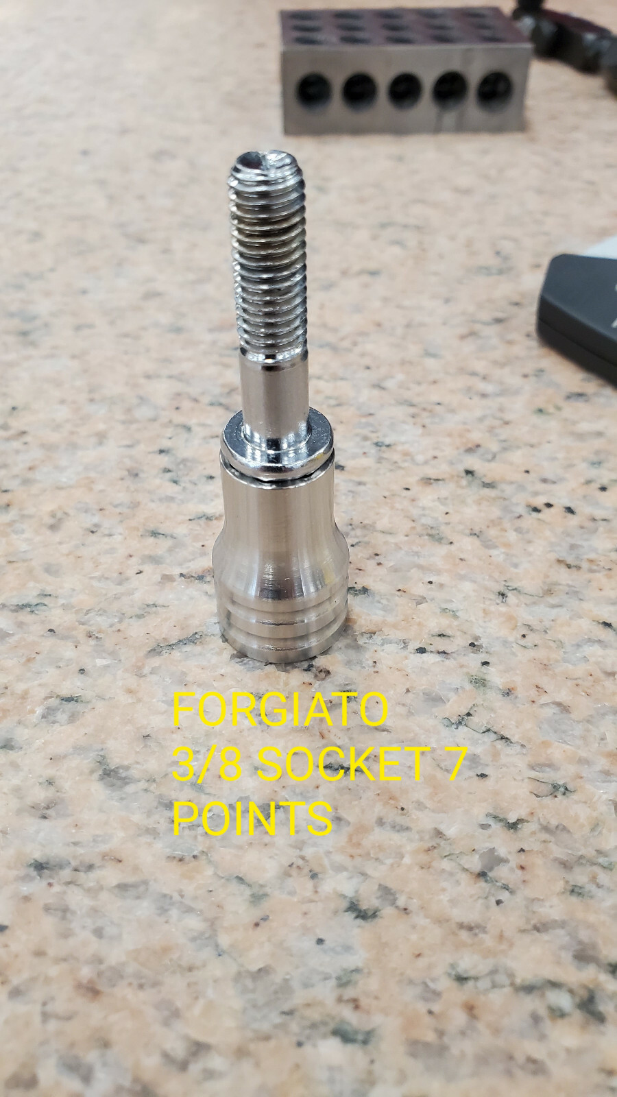 UNIVERSAL 3/8 SOCKET REMOVE FORGIATO WHEEL FRONT NUT SOCKET KEY TOOL MAKE IN USA