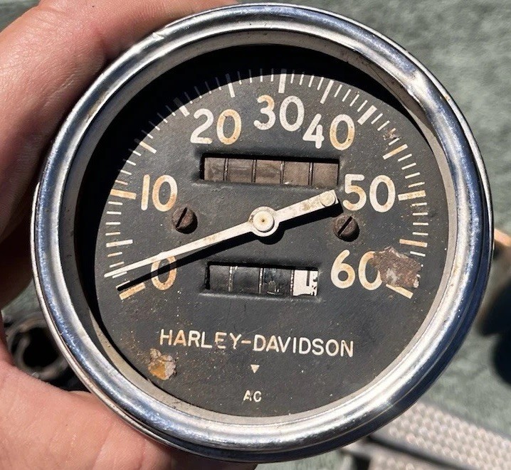 Harley Scat / Hummer Speedometer and Break Lever Assembly
