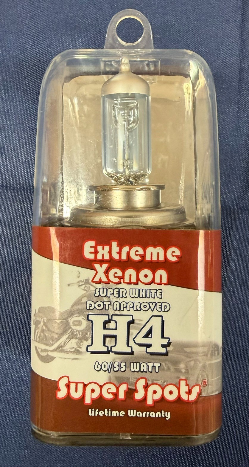 WIXTECH Extreme Xenon Super White H4 60/55 Watt Super Spots Bulb (Box D)