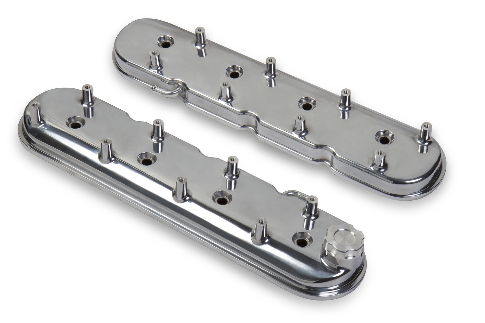 Holley Perf 241-90 LS Valve Cover Polished for 97-17 Buick/Cadillac/Chevy/GMC