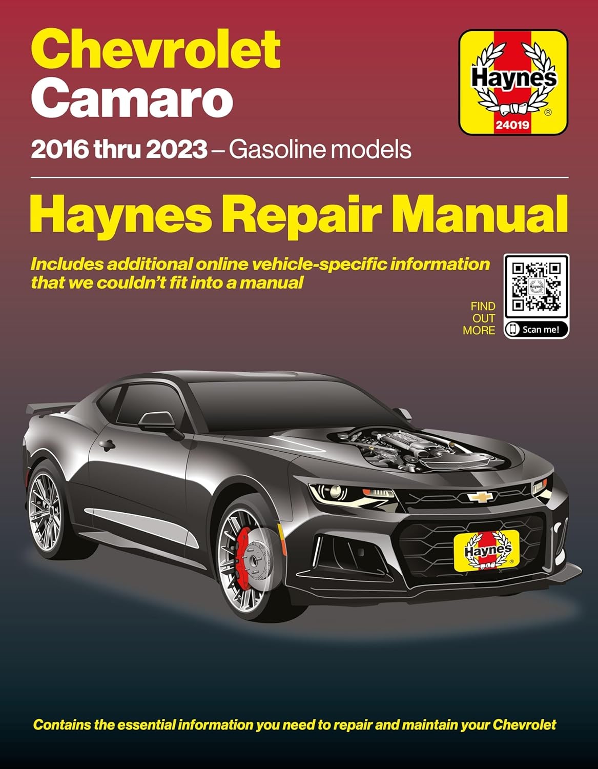 Haynes Chevrolet Camaro 2016-2023 Repair & Service Manual